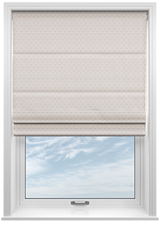Luxor, Cream - Twist&Fit Roman Blind
